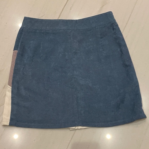 Corduroy Button Skirt - Picture 2 of 3